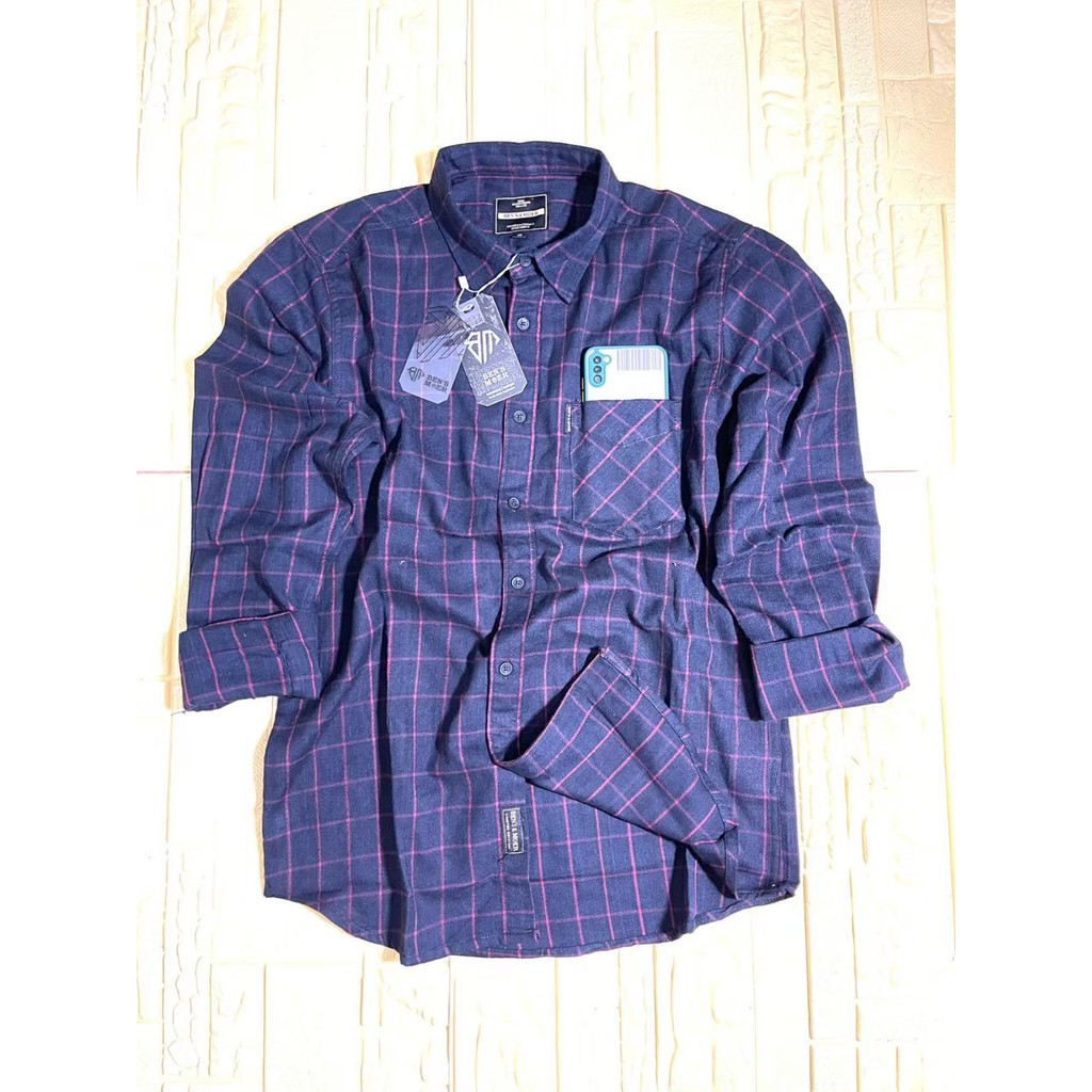 TERMURAH !  BRILL EIGHTY EIGHT FLANEL |KEMEJA FLANEL  BRILL EIGHTY EIGHT PREMIUM #11