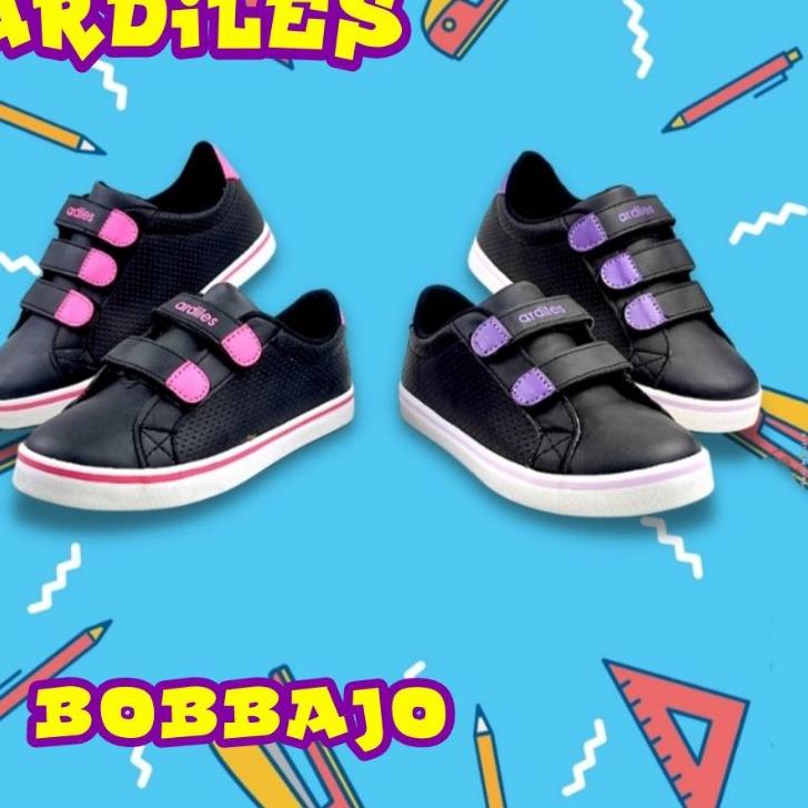 ➸ SEPATU ANAK LAKI DAN PEREMPUAN ARDILES BOBBAJO ORGINAL SEKOLAH TRAVELING ☜