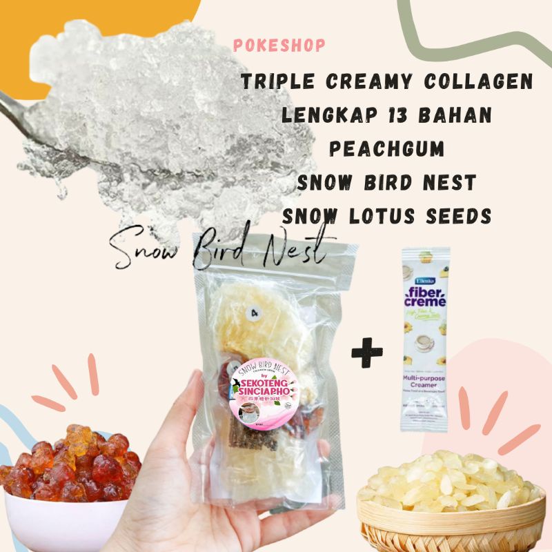 

Ximilu - Peach gum Creamy Collagen Dessert - Lengkap 13Bahan Halal Mini Pack Cocok Jual Lagi - READY!!!