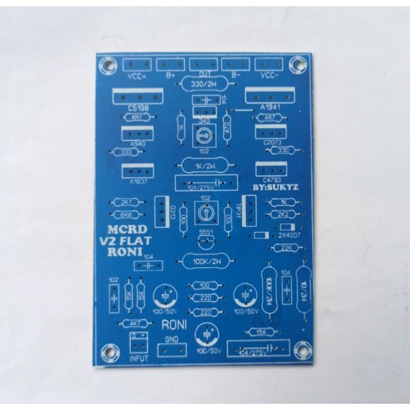 PCB MCRD V2 Flat Fiber By Sukys