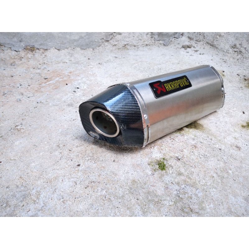 Knalpot racing akrapovic NMAX old/new  AEROX VARIO 125/150  PCX BEAT SCOOPY  fino XRIDE MIO LEXI DLL-5