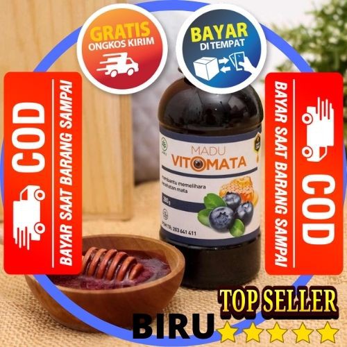 [BONUS] Madu VITOMATA Bisa COD - Madu Vitomata Kesehatan Mata Minus Katarak Rabun Jauh & Rabun Dekat