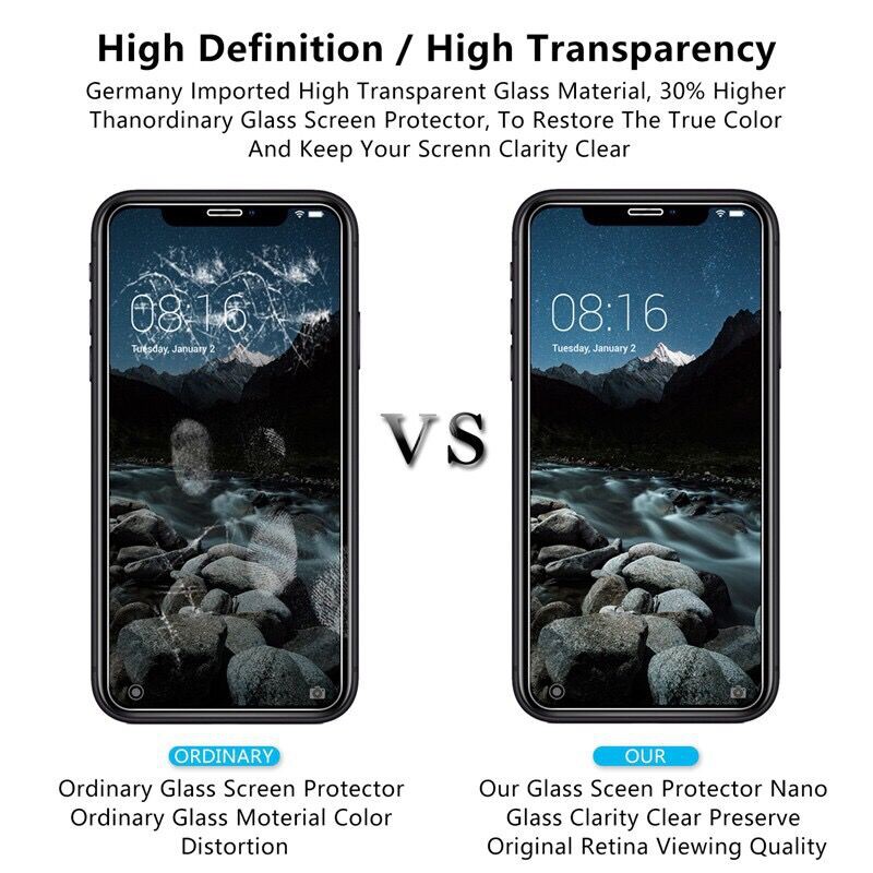 Tempered Glass Iphone 6/6plus 6S/6S plus 7/7plus 8/8plus X/XS XR XS Max Film pelindung