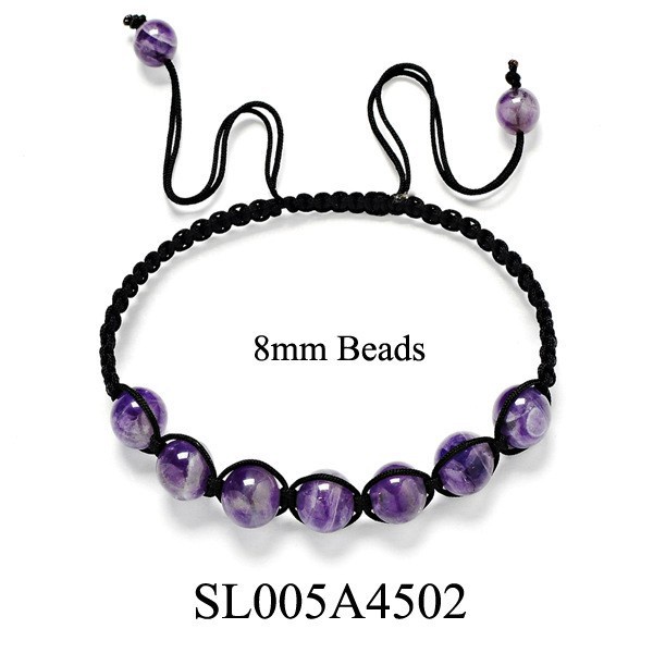 Gelang Shambala Batu Amethyst Untuk Chakra Mahkota