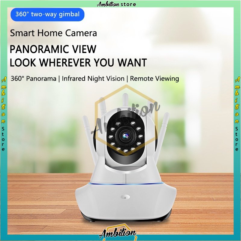 𝓝𝓔𝓦 𝓑𝓘𝓢𝓐 𝓒𝓞𝓓 Kamera Pengawas IP/V380 Wireless IP Camera HD 1080P [CCTV+SD Card] CCTV Wifi