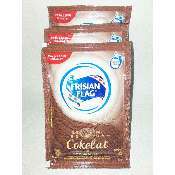 Jual Susu Kental Manis Frisian Flag Bendera Coklat Saset Shopee Indonesia