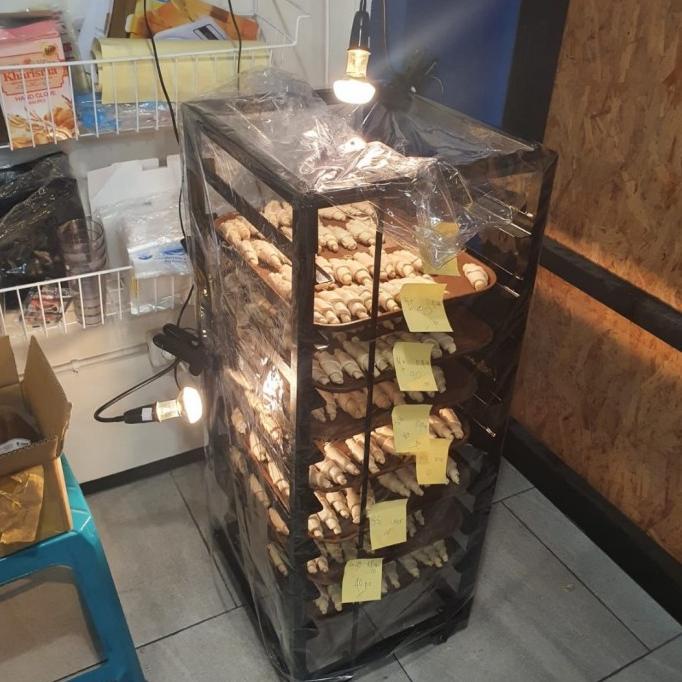 custom order trolley roti / rak roti / food trolley / bakery display --Termurah--