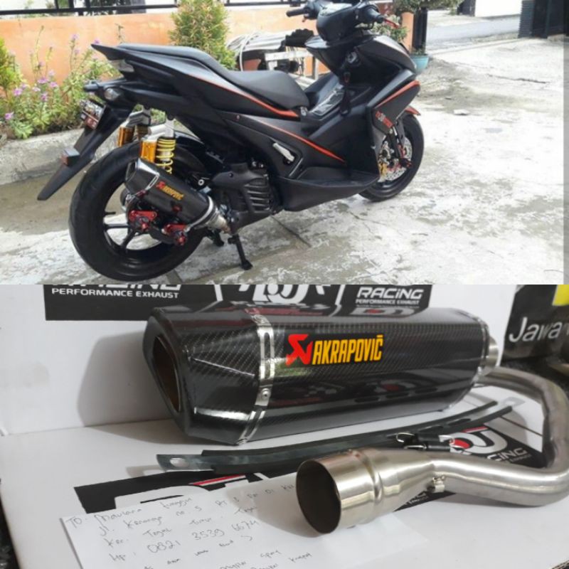 Knalpot Akrapovic For Yamaha Aerox