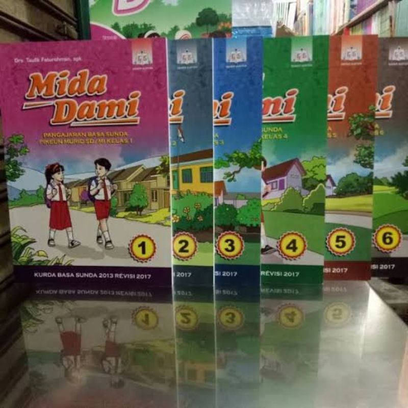 Buku Mida Dami Midadami Bahasa Sunda Geger Sunten Kurikulum 2013 Kelas 1-6 SD
