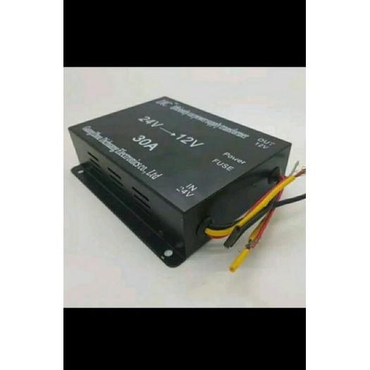 Step down 30A merek DIC input dc 24V output dc 12V alat penurun arus