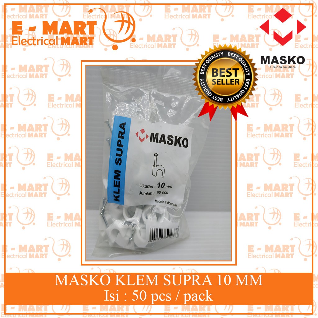 MASKO KLEM SUPRA 10MM / KLEM KABEL 10MM GROSIR