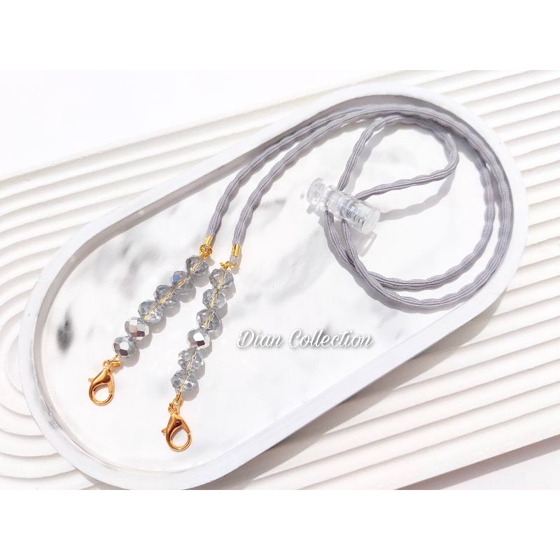 STRAP MASKER 2IN1/STRAP MASKER CURLY/STRAP MASKER/TALI MASKER/TALI MASKER MUTIARA/KALUNG MASKER MUTI