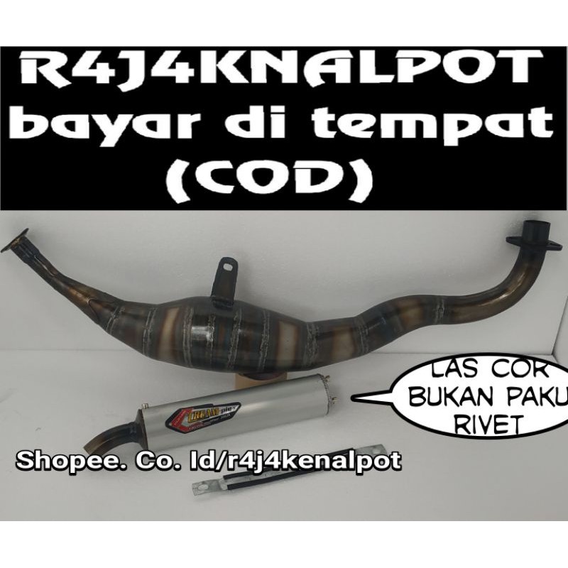 Knalpot fiz r Fizr F1zr kolong model Scorpio skorpio Kalajengking silincer slincer alumunium cor