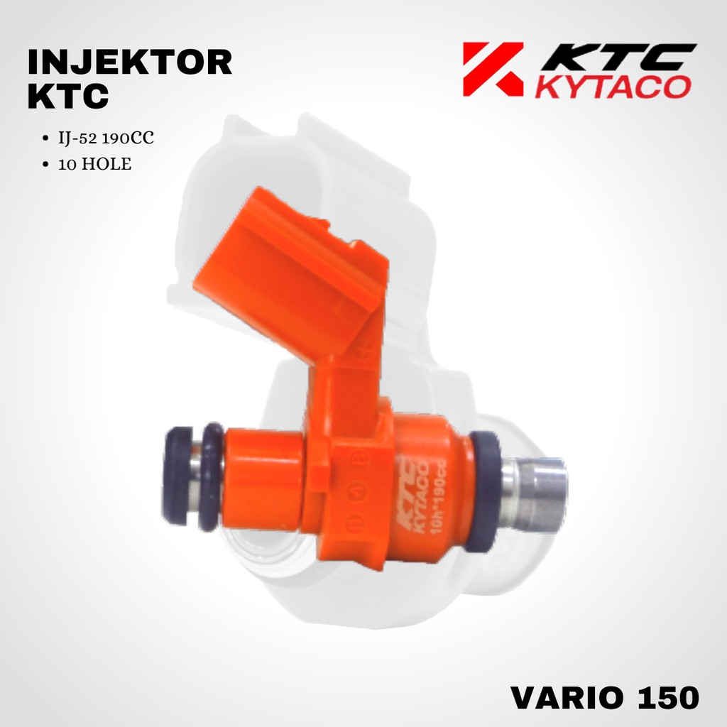 Injektor Injector Vario 150 crf Cbr150 beat fi 190cc 10 Hole ktc kytaco