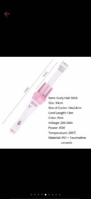 Automatic Curly Hair Stick - Catok Keriting - Catok Curly