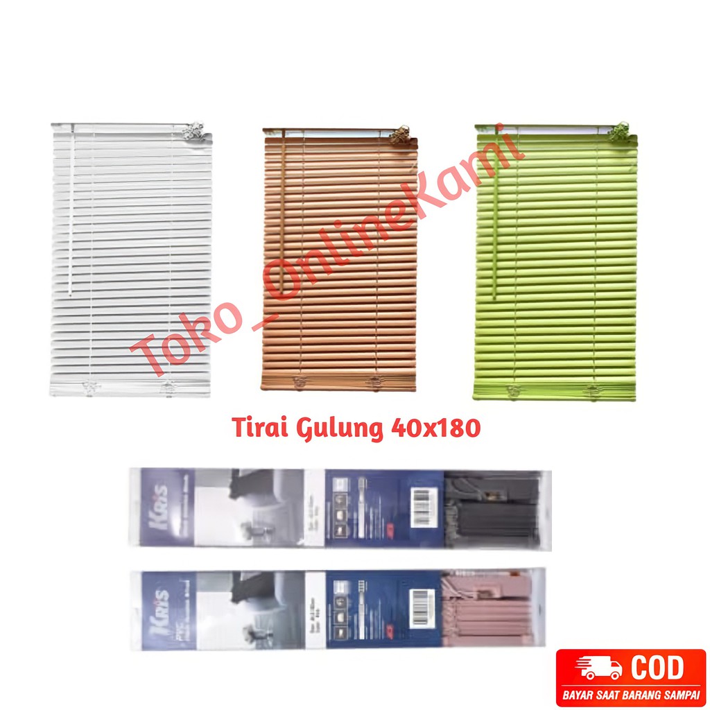 Krey Pvc 40 X 180/Tirai Gulung/Venetian Blinds/Kerey Pvc/Korden