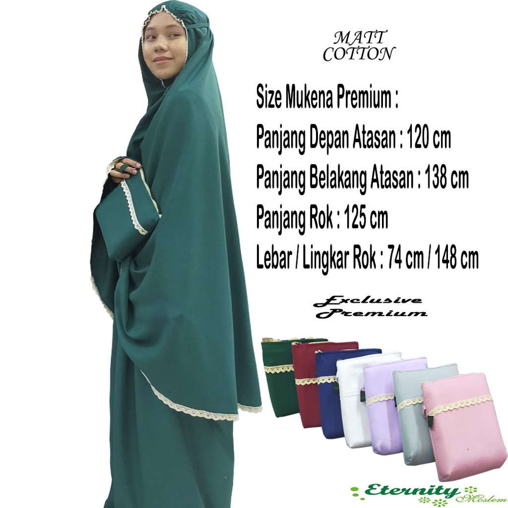 Mukena Dewasa Mukena Traveling Mukena ETERNITY Terbaru Mukena Rukuh