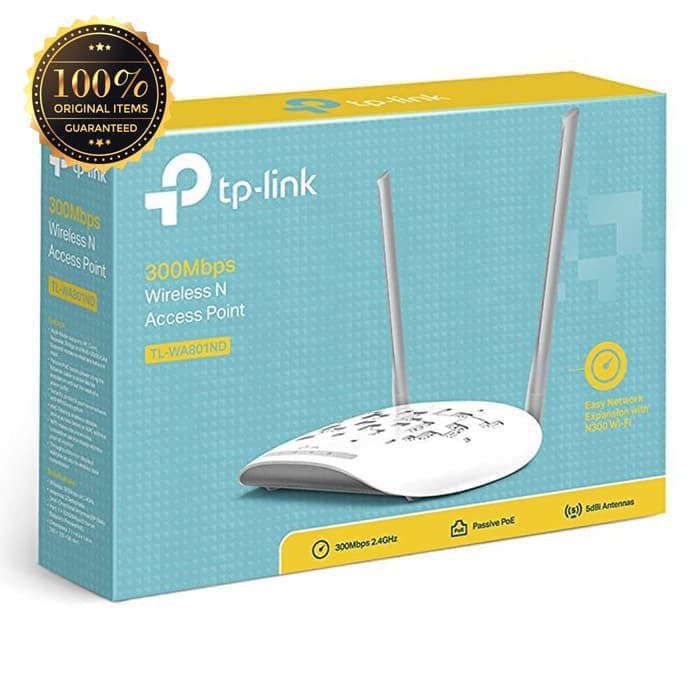 Wireless Router TP Link TL- WA801ND 300 Mbps Resmi Original