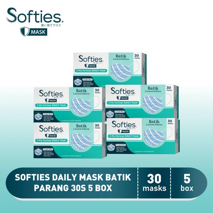 Softies Daily Mask 30s 5 Box