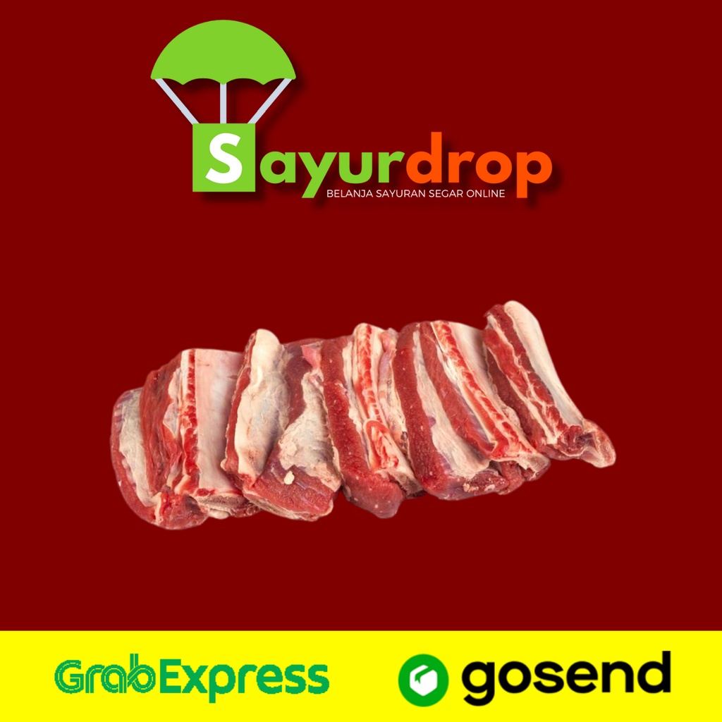 

Daging Sapi Lokal Iga 500 Gr - Segar Higienis Murah Cepat - Instant/Same Day Delivery (Sayurdrop)