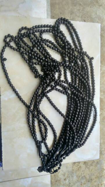 tasbih 99 kokka asli size 5 mm HITAM istambul turkie