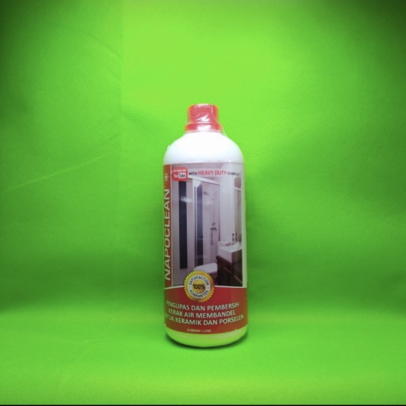 napoclean HEAVY DUTY(pembersih keramik,kaca,closed tanpa HCL dan hanya DIKUAS)