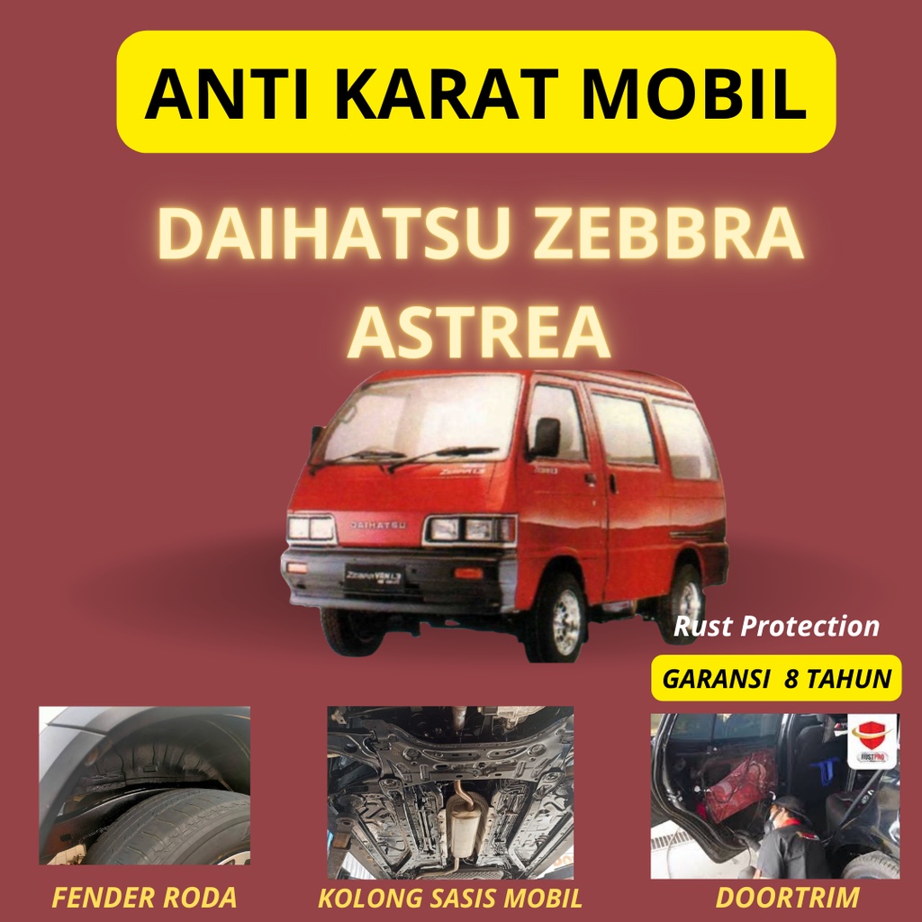 Cat Semprot Anti Karat Mobil  Terbaik Daihatsu Zebbra Astrea Garasni