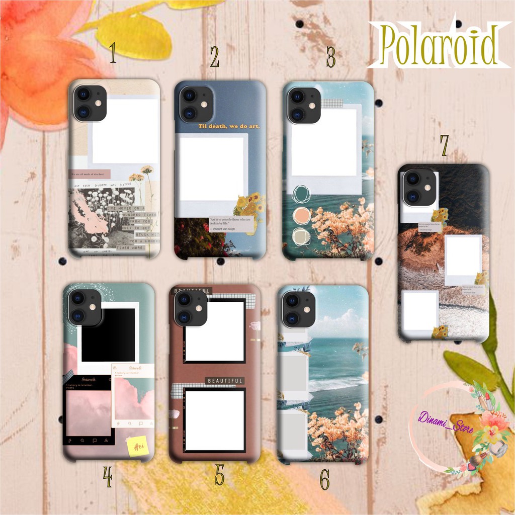 Hardcase POLAROID Oppo A3s A1k A5 A9 2020 A7 F9 A5s A31 A52 A92 A37 A53 A83 F1s F11 Pro Reno DST1689