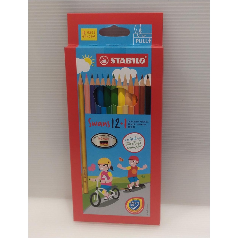 

Gramedia Banjarbaru - STABILO HARTUNG COLOR PENCIL 12+1