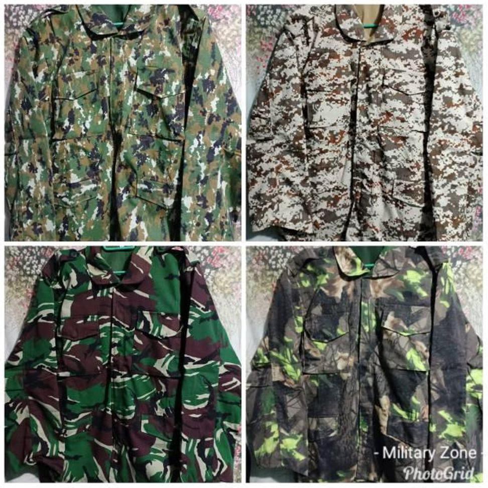 JAKET CEWEK jaket Army Loreng Jaket Pria Wanita Loreng Pilihan Warna Motif Keren Masa Kini TERBARU