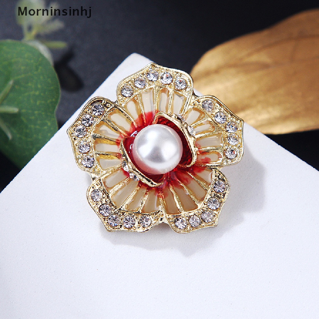 Mornin Bros Enamel Mutiara Klasik Untuk Wanita Fashion Perhiasan Aksesoris Mantel id