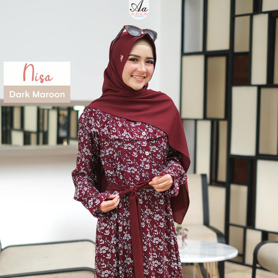 Dress/Gamis Nisa original by Aden