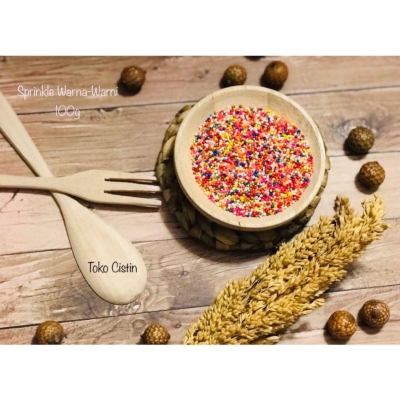 

Sprinkle Warna warni 100gr (Hiasan Cake)