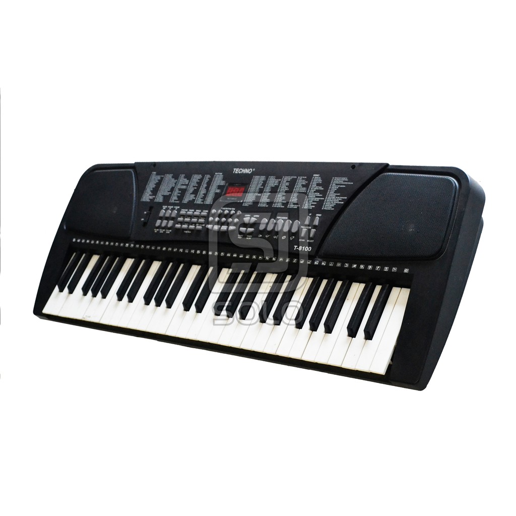 Alat Musik Keyboard Techno T-8100 Hitam