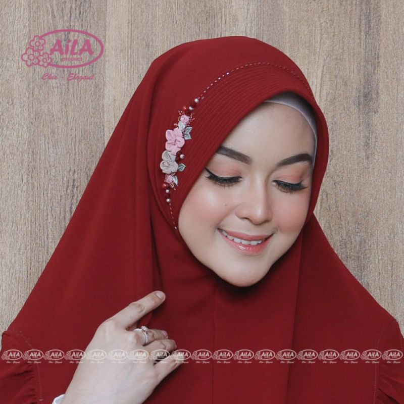 Khimar Hany by AiLA | Kerudung Instan | Kerudung Langsung | Hijab Instan | Hijab Langsung | Hijab Ai