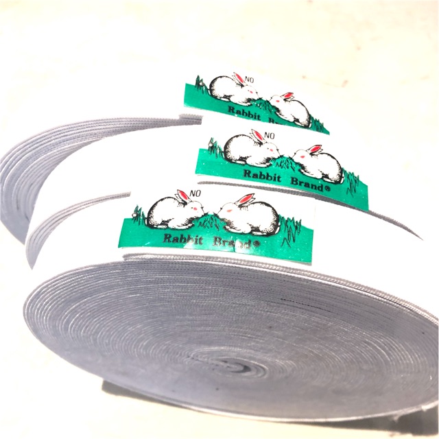 Karet Kelinci Elastis Putih 2.5 cm