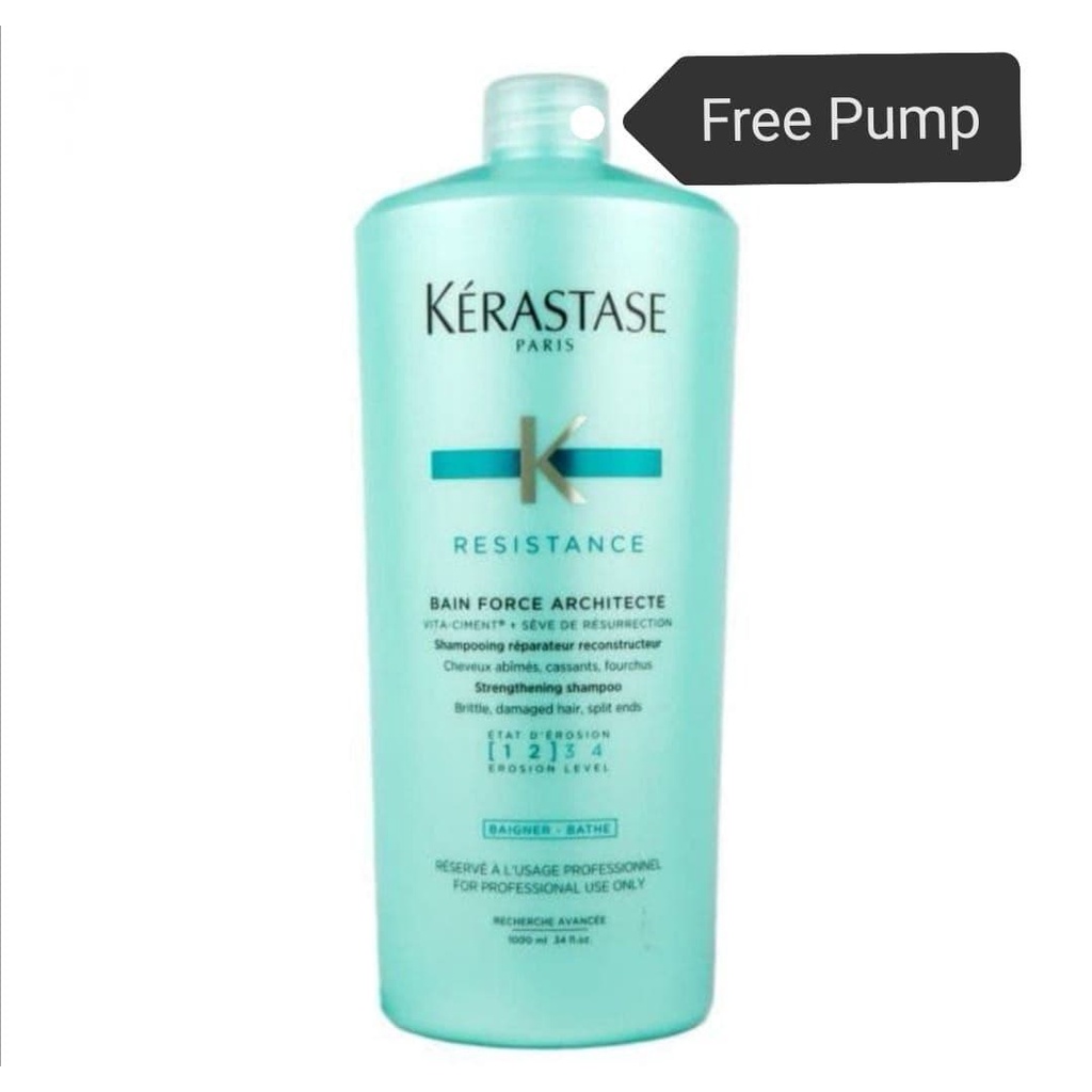 Jual KERASTASE BAIN FORCE ARCHITECTE SHAMPOO 1000ML Shopee Indonesia