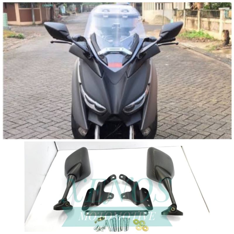 SPION R25 PENDEK PLUS SERPO/BREKET SPION YAMAHA XMAX 250 PLUG AND PLAY