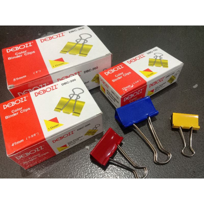

Binder Clip Debozz Color
