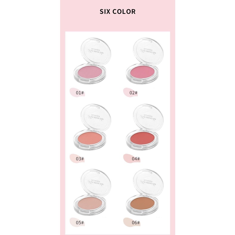 LUCKYMALL LAMEILA Blush On Palette Matte Anti Air Tahan Lama LA038 3040 ORIGINAL Blusher