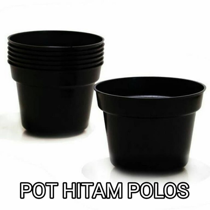 Jual Pot Plastik Hitam Polos Ukuran Cm Shopee Indonesia