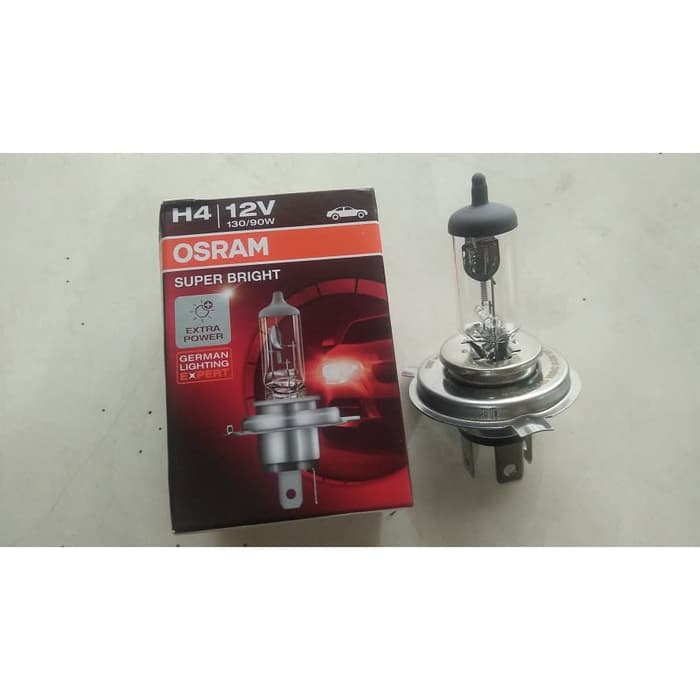 OSRAM Bohlam Halogen H4 12V 130/90W Bilux - High Watt 62218