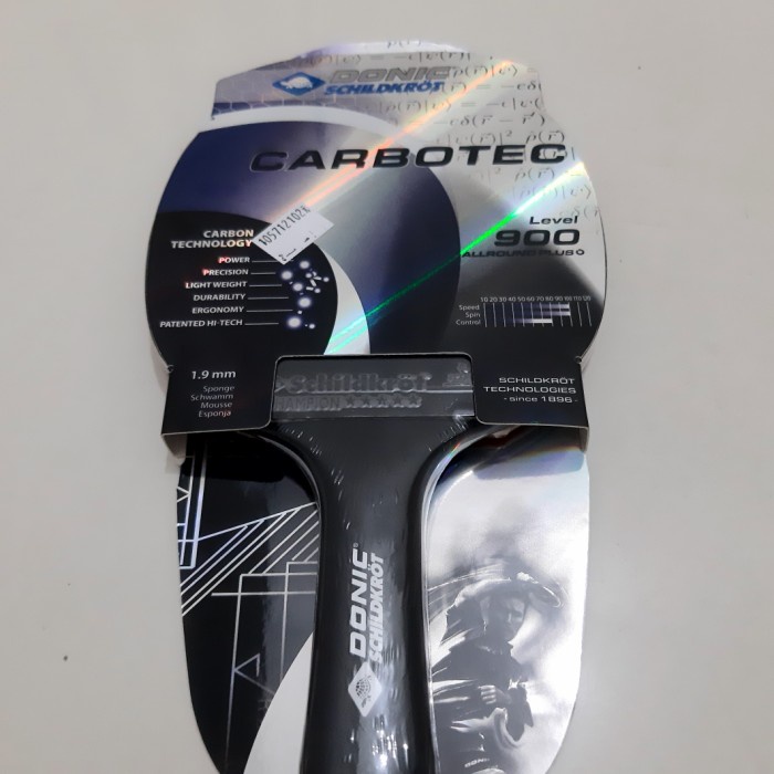 Donic Schildkrot Carbotec 900 Bat Ping Pong Tenis Meja