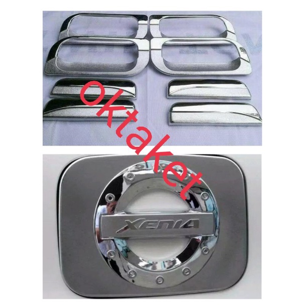 paket outer handle tank avanza xenia vvti lama 2008-2011 hitam chrome