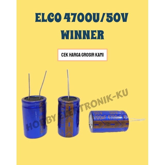 ELCO KILAP WINNER 4700UF 50V