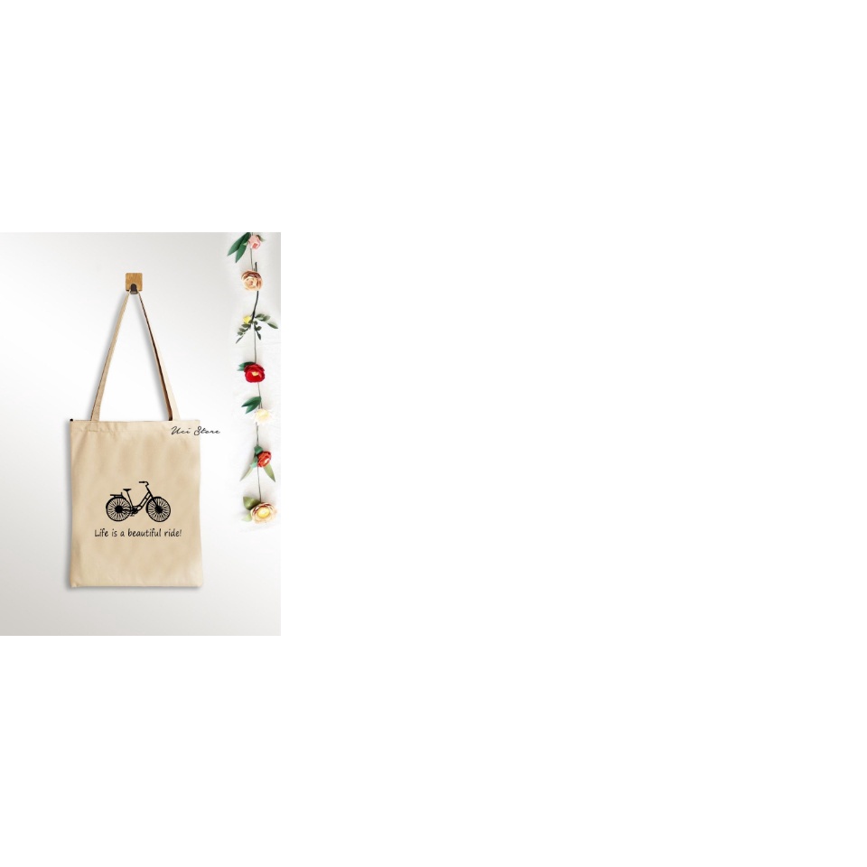 ( PAKAi RESLETING) tote bag sepeda lama varian warna [Toko UCI]