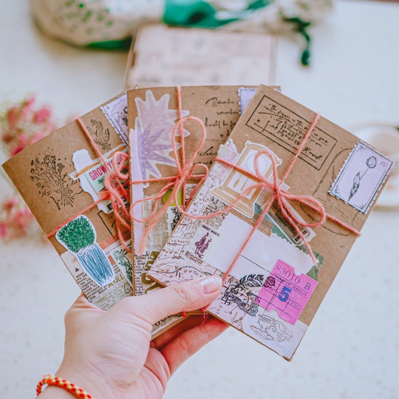 

FETBJORN Journal kit Vintage Junk Paper Sticker