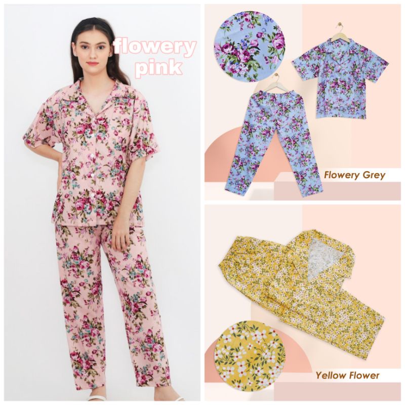 piyama katun jepang baju tidur jepang setelan celana panjang jumbo dan all size piyama murah dan bagus