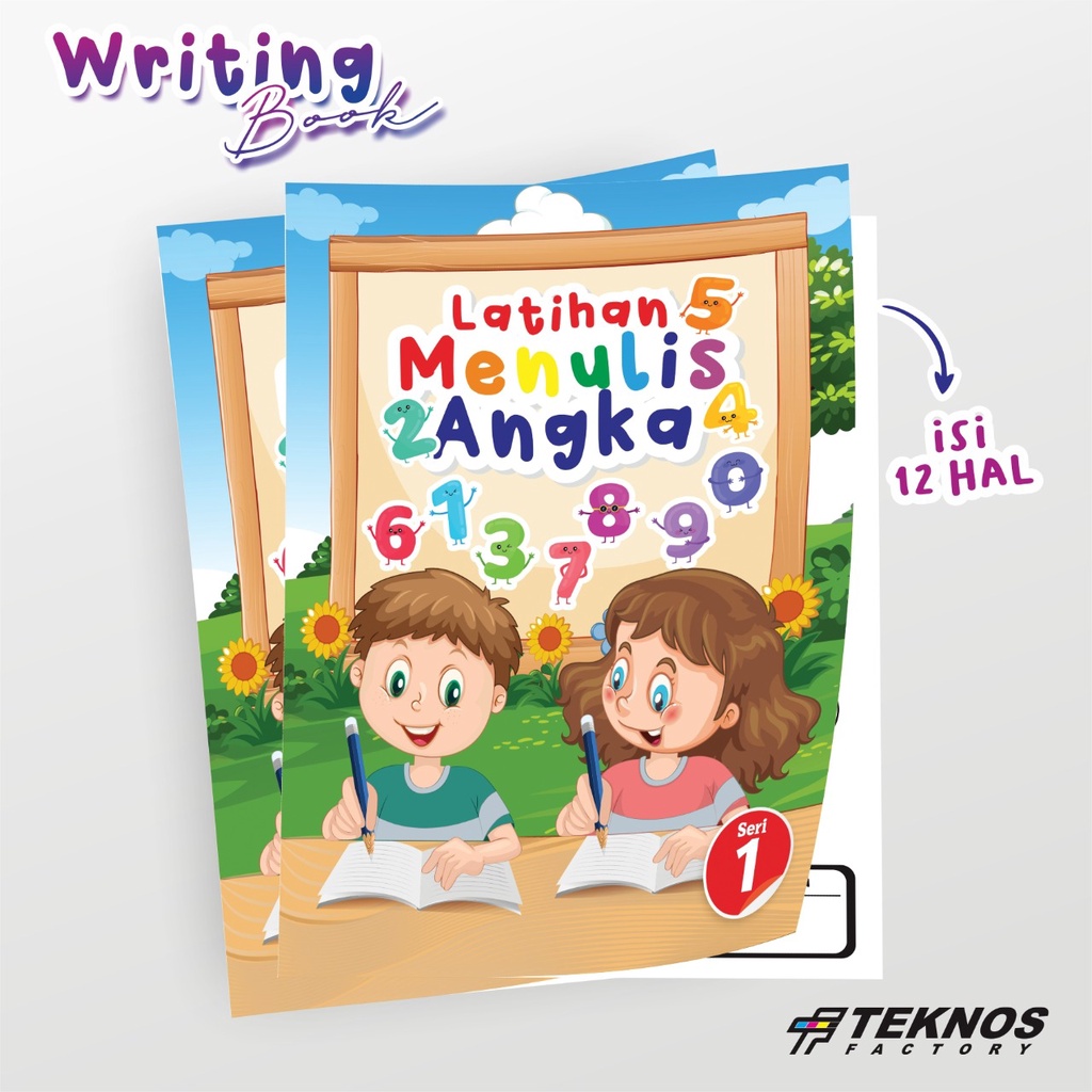 

BUKU EDUKASI ANAK LATIHAN MENULIS ANGKA - WRITING BOOK SERI 1