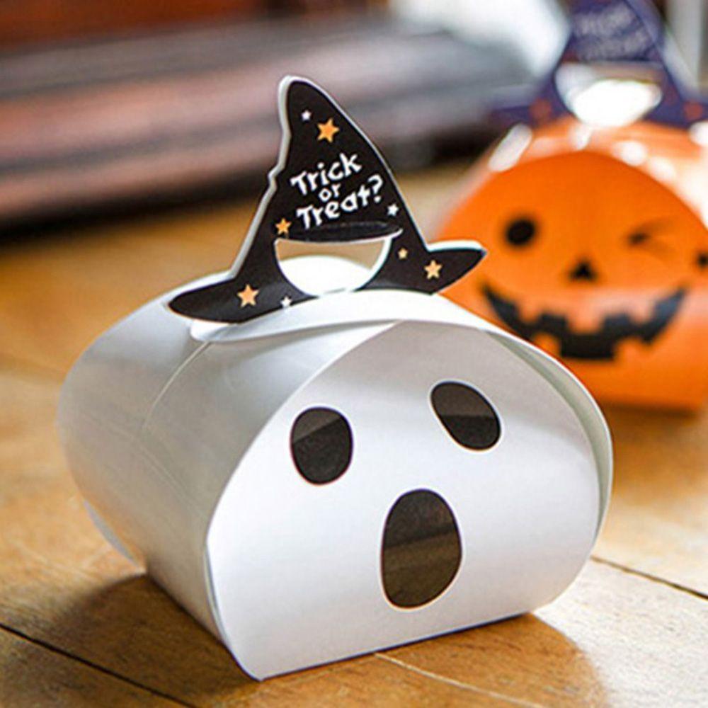Mxbeauty Candy Box 10Pcs Trick Or Treat Gift Warpping Supplies Untuk Biskuit Permen Pouch Snack Dekorasi Halloween